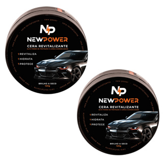 Cera Revitalizadora de Plástico New Power - Produto Oficial 2 Unidades RESTAURA NA MESMA HORA!! em Oferta na Shopee