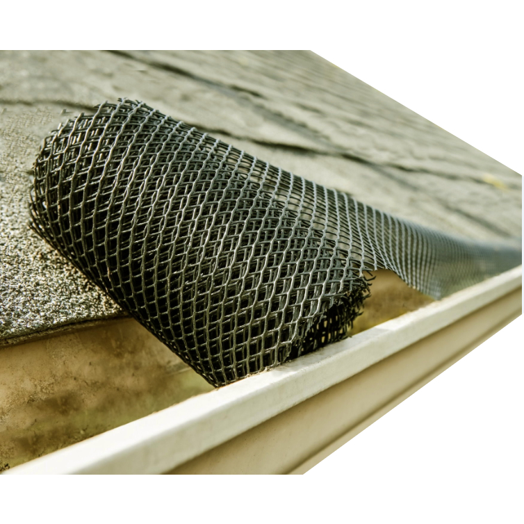 Tela Calha Telhado Ralo Plástico Grelha Jardim Passarinheira Proteção Ratos Folhas Marca Tegape 1.50 m x 50 cm Hexagonal