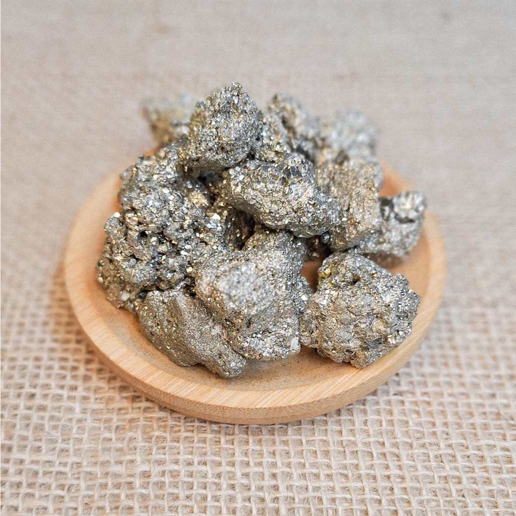 Pedra Pirita para Prosperidade e Abundancia 2~3cm em Oferta na Shopee