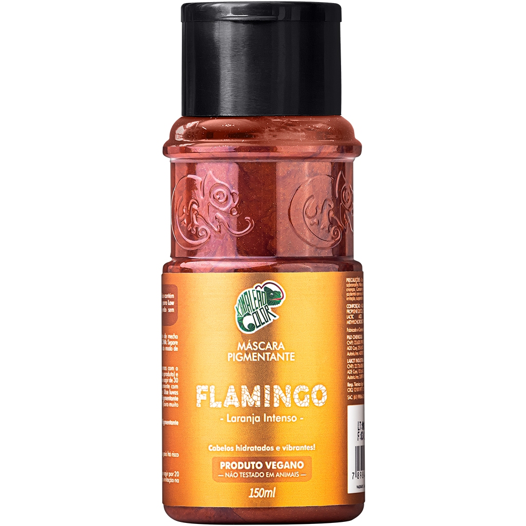 Máscara Pigmentante Kamaleão Color - Flamingo - 150ml em Oferta na Shopee
