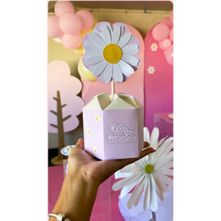 PEGUE E MONTE - MARGARIDA - Centro de mesa sextavado Margarida em Oferta na Shopee