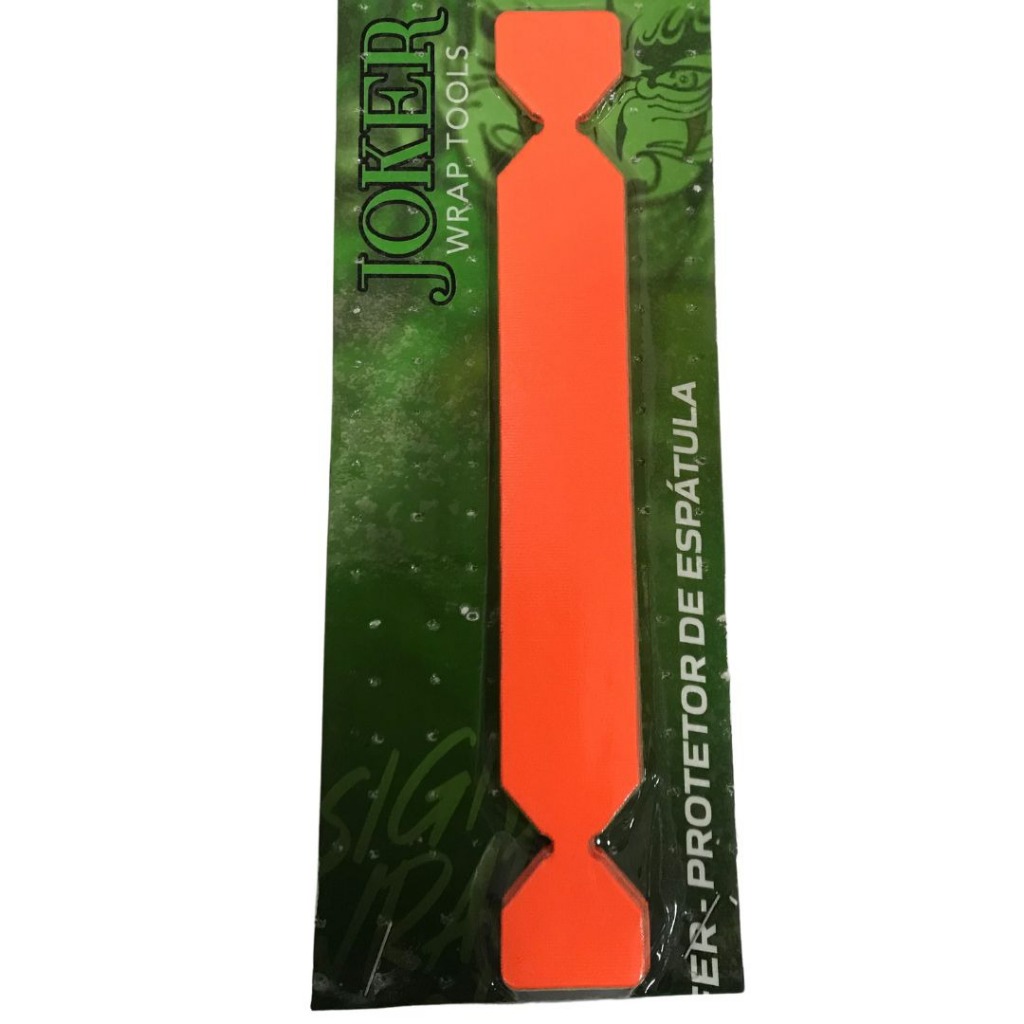 5 Unidades Buffer Feltro Protetor de Espatula 14cm Profissional Orange 1021.O Joker Wrap Tools - Envelopamento Insulfilm
