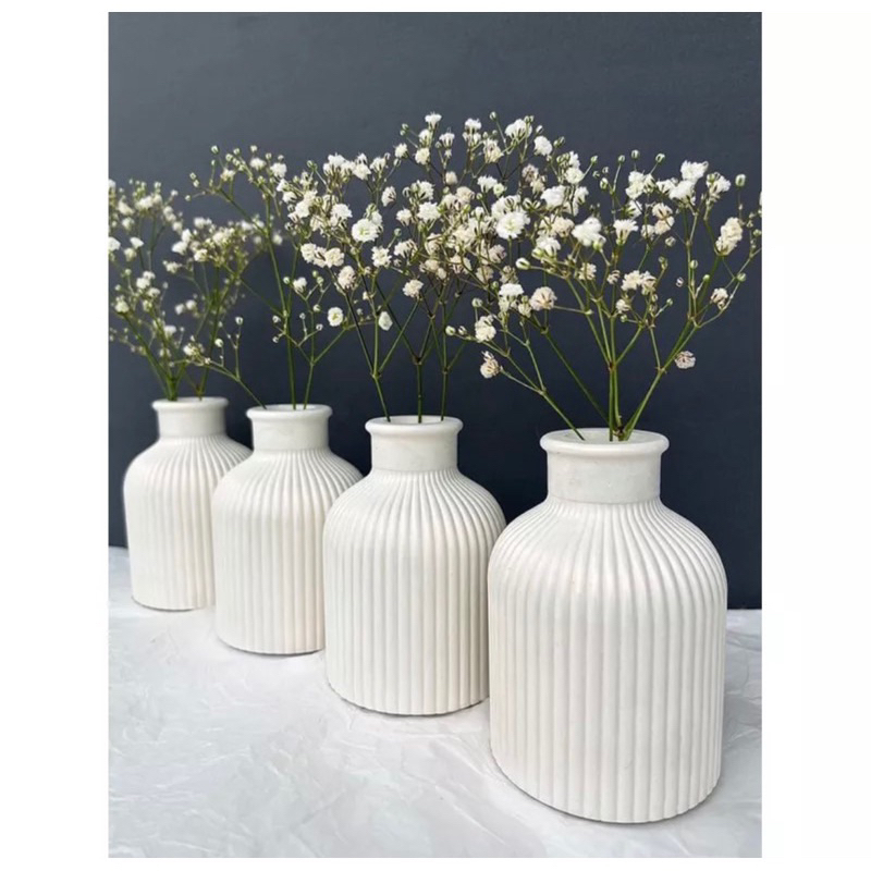centro de mesa vasinho de gesso para mesa de aniversário casamento
