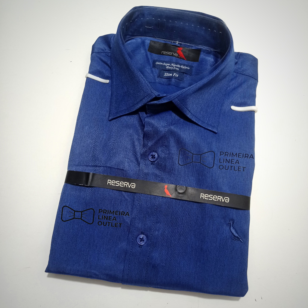 CAMISA MANGA LONGA RESERVE - PADRÃO SHOPPING - OUTLET PREMIUM -