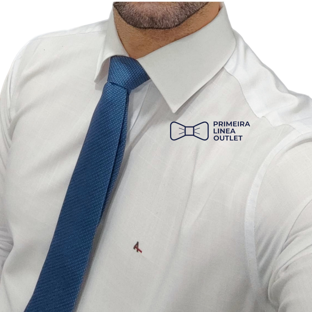 Camisa Manga Longa - Outlet Premium - Aram1s - COM Algodão 40.1 - Padrão Shopping