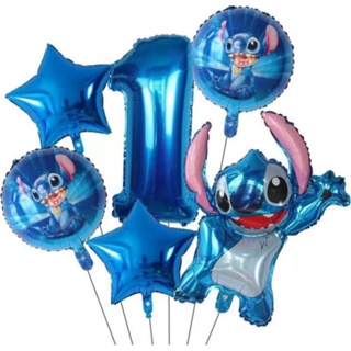 kit C/6 Balão Metalizado Lilo/Lillo Stitch  Aniversário Festa Decoração Enfeite em Oferta na Shopee