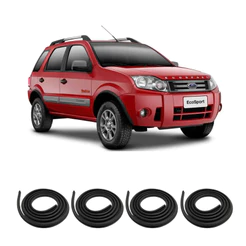 Kit Borracha Vedação Das 4 Portas Ecosport 2003 A 2012