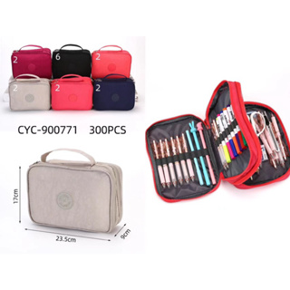 Estojo Infantil Escolar Feminino Masculino Box Juvenil Grande Jumbo 2 Compartimentos em Oferta na Shopee