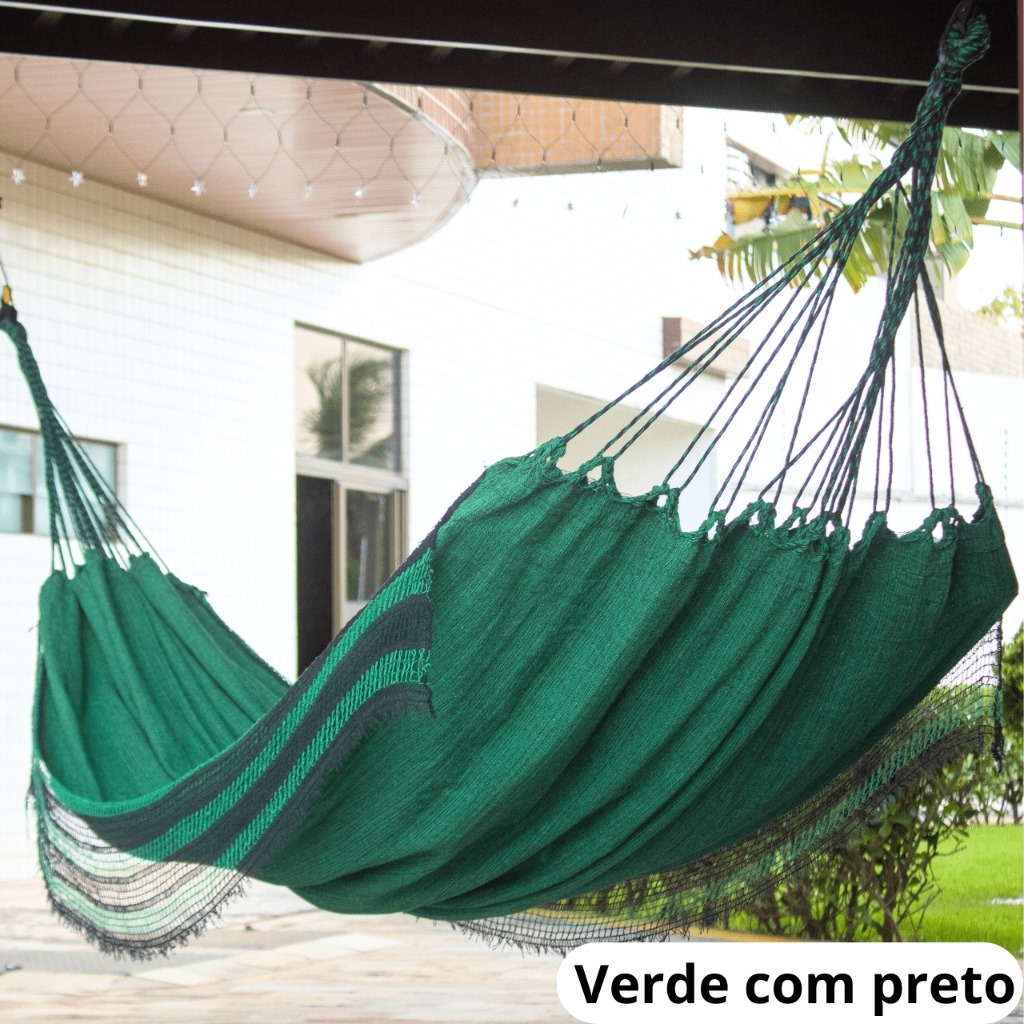 Rede De Dormir Descanso Casal Jeans Life Varias Cores Luxo Rede Descanso Reforçada Casal e Solteiro