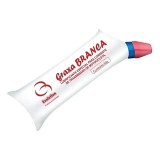 Graxa Branca Lubrificante para Corrente Transmissão Motos Bisnaga 80G em Oferta na Shopee