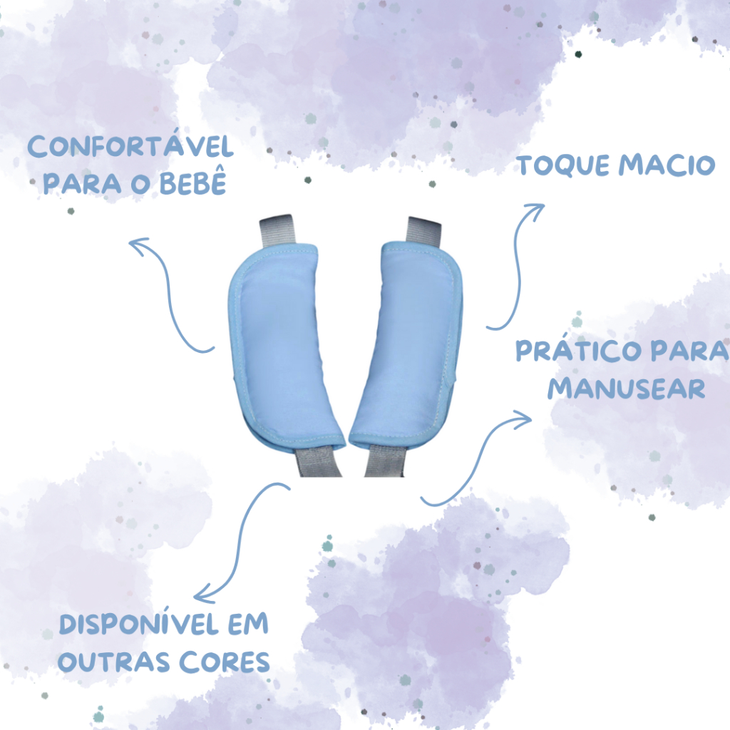 Protetor de Cinto 02 peças Macio Menina Menino em Oferta na Shopee