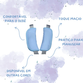 Protetor de Cinto 02 peças Macio Menina Menino em Oferta na Shopee