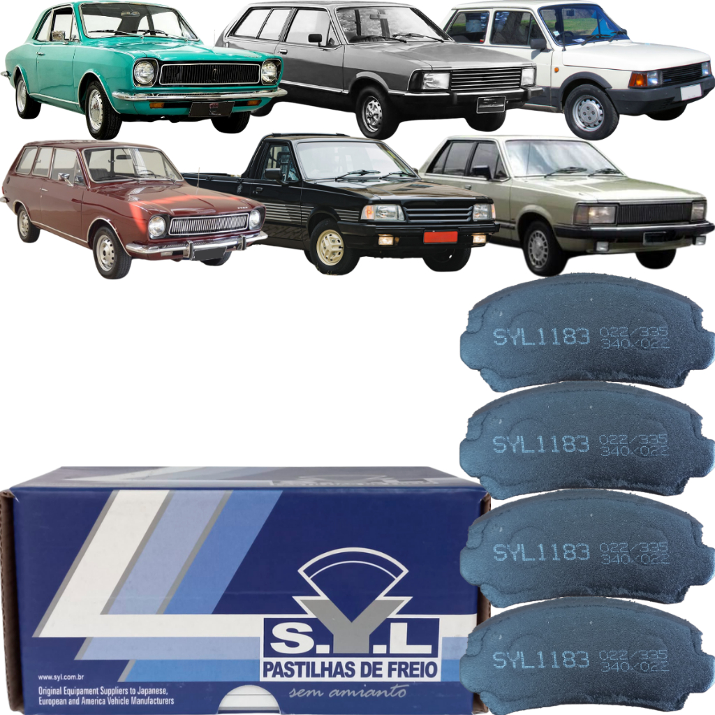 Pastilha Freio Dianteira SYL Dodge 147 Fiorino Belina Corcel