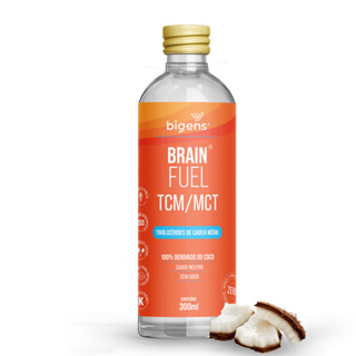 Brain Fuel TCM / MCT: Triglicérides De Cadeia Média 100% Derivado Do Coco | Sem Sabor | Bigens em Oferta na Shopee