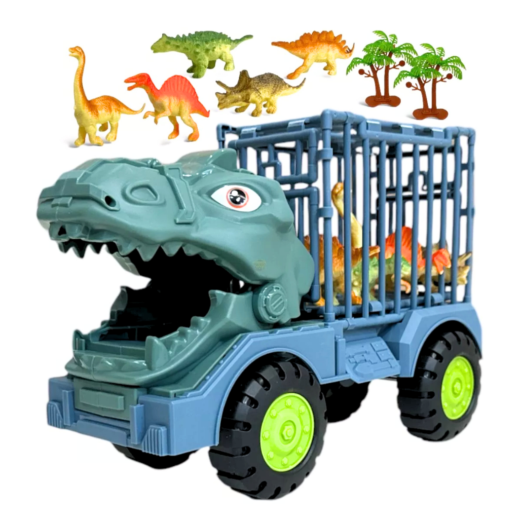 Carro Brinquedo Dinossauros Safari Caminhão Jurássico Com Jaula Movel Divertido Crianças - Toy King em Oferta na Shopee
