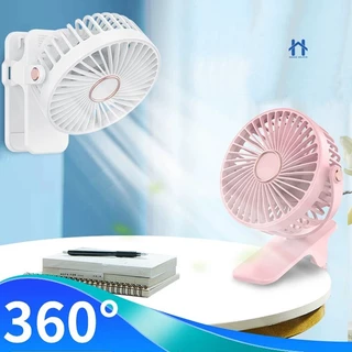 Mini ventilador recarregável com clipe