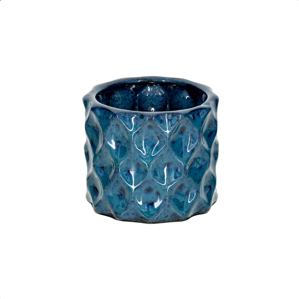 Vaso de ceramica Cachepot M para plantas varias cores jardinagem decoração lançamento louça em Oferta na Shopee