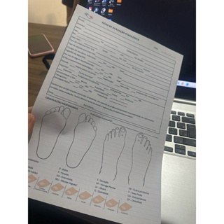 PODOLOGIA ficha de avaliação (Anamnese) A4 em Oferta na Shopee