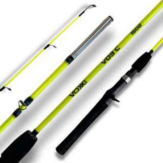 Vara de Pesca Carretilha V03 1,50m 17lbs Fibra Vidro Maciça Voxxi Saint 2 Partes em Oferta na Shopee
