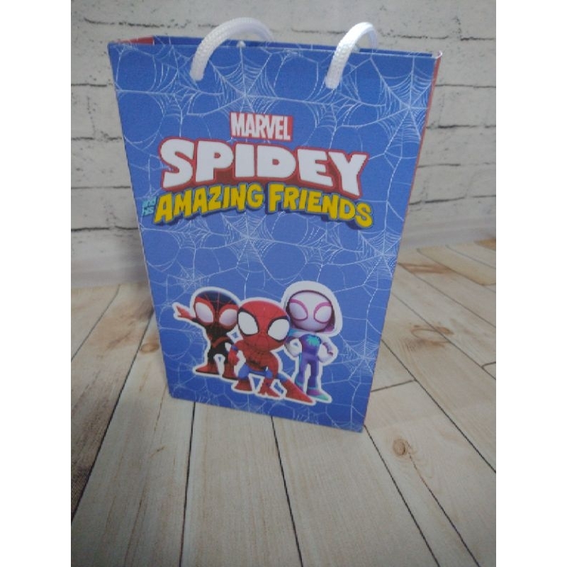 10 Sacolinhas Personalizadas Spidey/Lembrancinhas para Aniversário/Envio Montado.