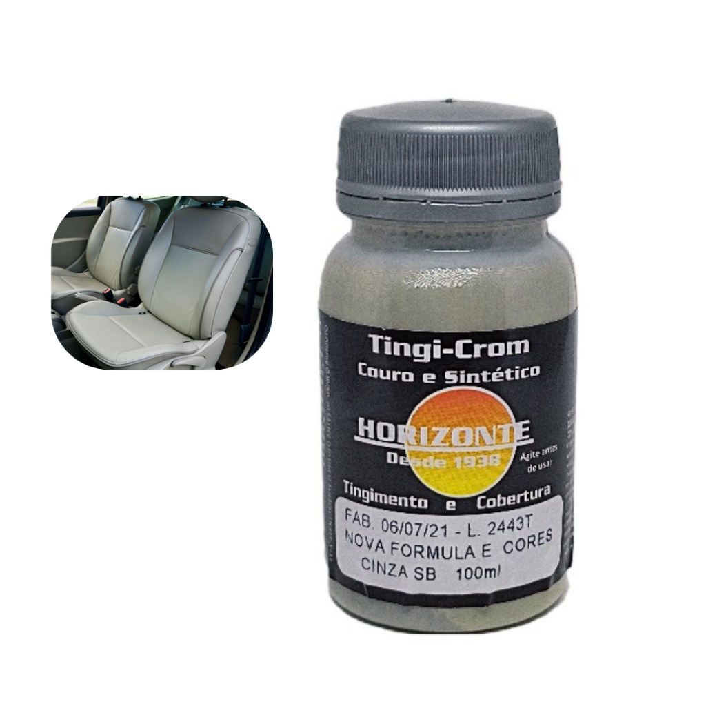 Tinta Cinza Semibrilho Couro Legitimo Sintético Sapato 100Ml horizonte em Oferta na Shopee