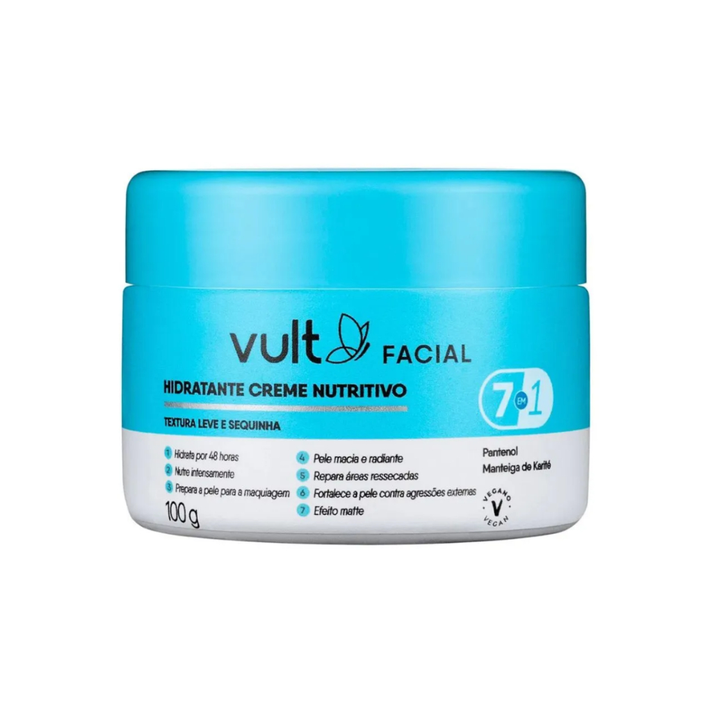 Creme Reparador Hidratante Facial Vult 100g - Beauty