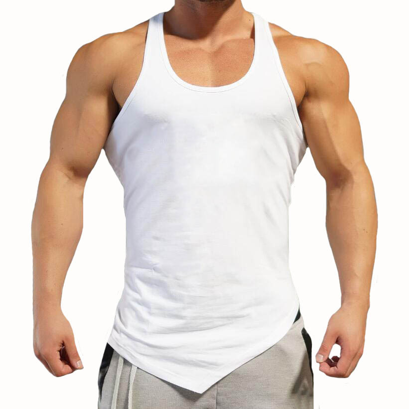 Regata Masculina Slim Verão Academia Musculação Camiseta De Malha Viscolycra Premium Com Elastano Costas Nadador
