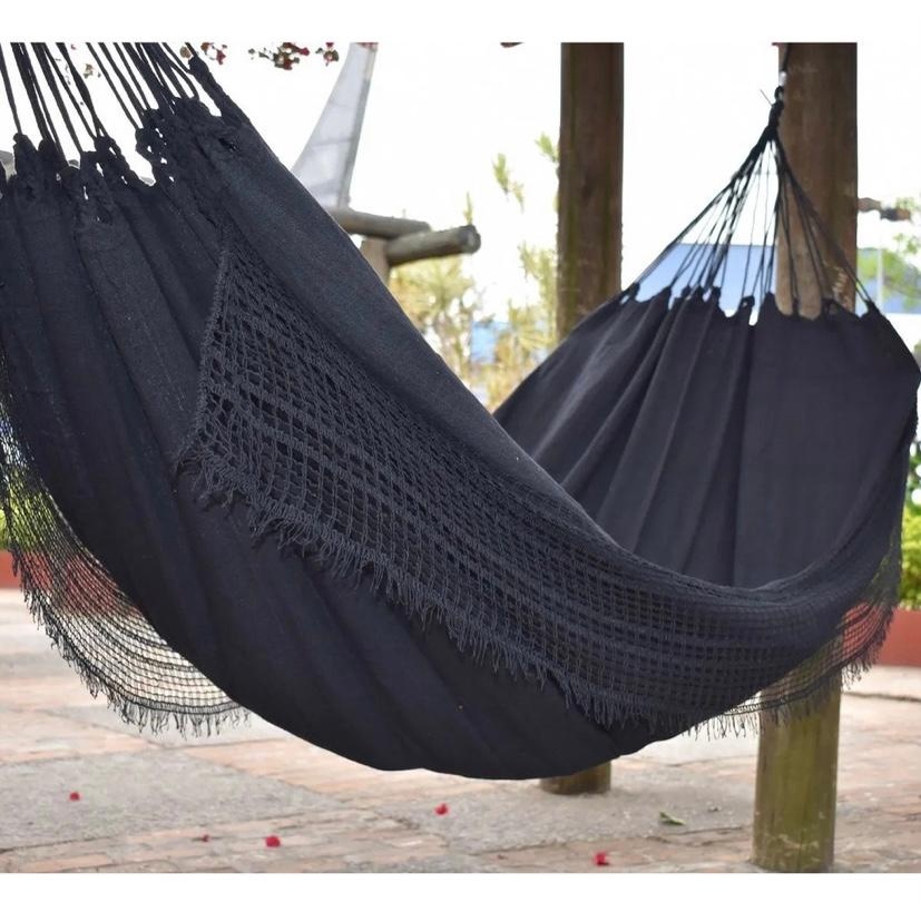 Rede De Dormir Descanso Casal Jeans Life Varias Cores Luxo Reforçada Rede Descanso Casal e Solteiro