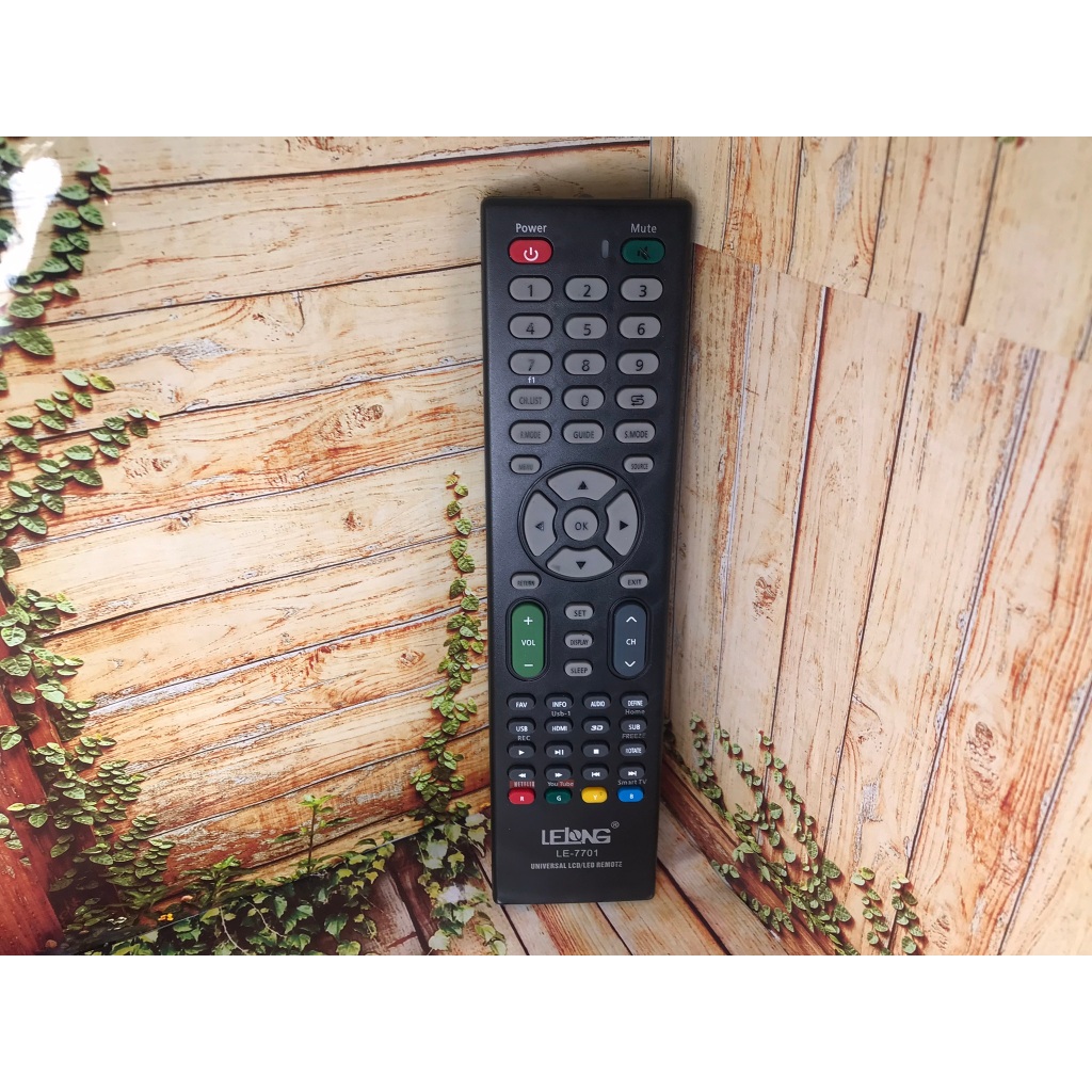 CONTROLE REMOTO UNIVERSAL LCD LED TV REMOTO CONTROL MODELO LE- 7701