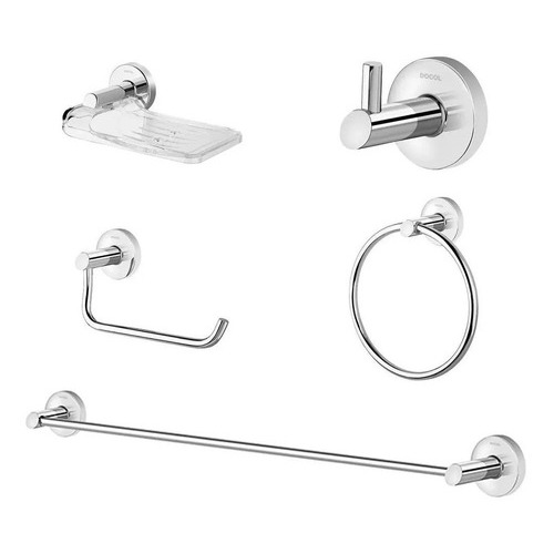 Kit De Acessórios Docol Hope 5 Peças 765306 Cromado