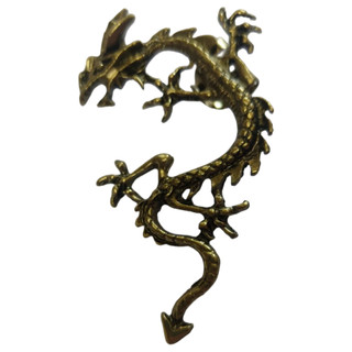 Brinco Único Ear Cuff Clipe Contorno Dragão de ajuste