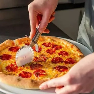 Cortador Carretilha em Inox para Cortar Massa Lisa de Pastel Pizza Pães em Oferta na Shopee