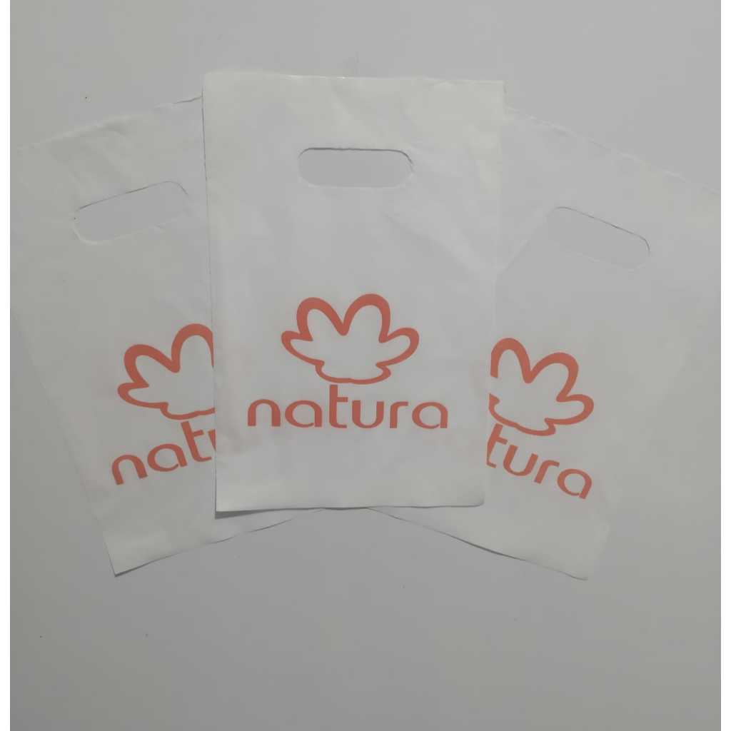 SACOLAS COM LOGO NATURA em Oferta na Shopee