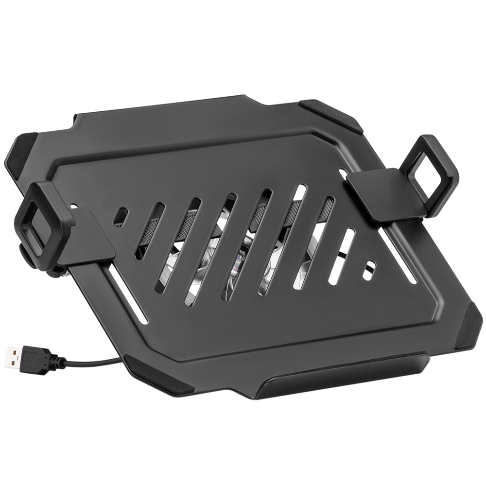 Bandeja para Notebook 12 a 17 Cooler RGB Fixo Acoplável em Suporte a Pistão NBH-8RGB