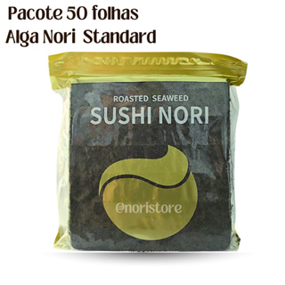 Alga Temaki  Nori Standard Sushi Nori 50 folhas em Oferta na Shopee