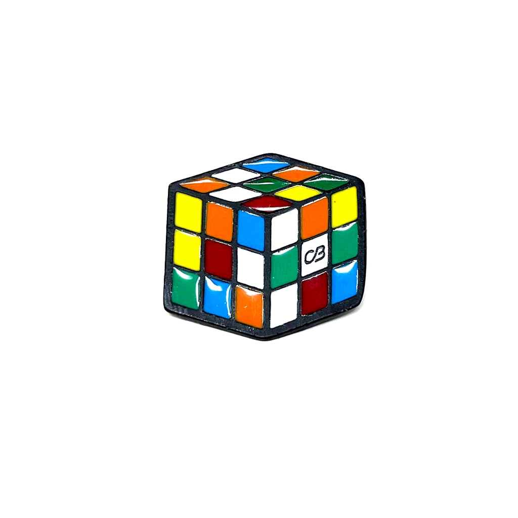 Broche Cubo Mágico Cuber Brasil Acessório para Roupa Mochila e Lancheira