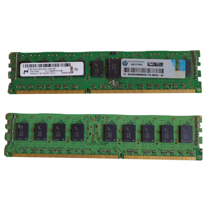 Memória  P/ServidorRAM Micron 2GB DDR3 1333MHz Servidores