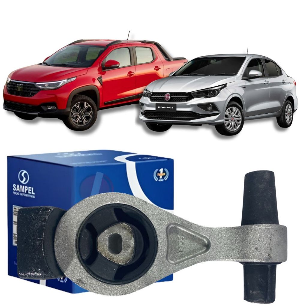 Coxim Traseiro Câmbio Motor Fiat Argo Cronos Strada 1.3 8v