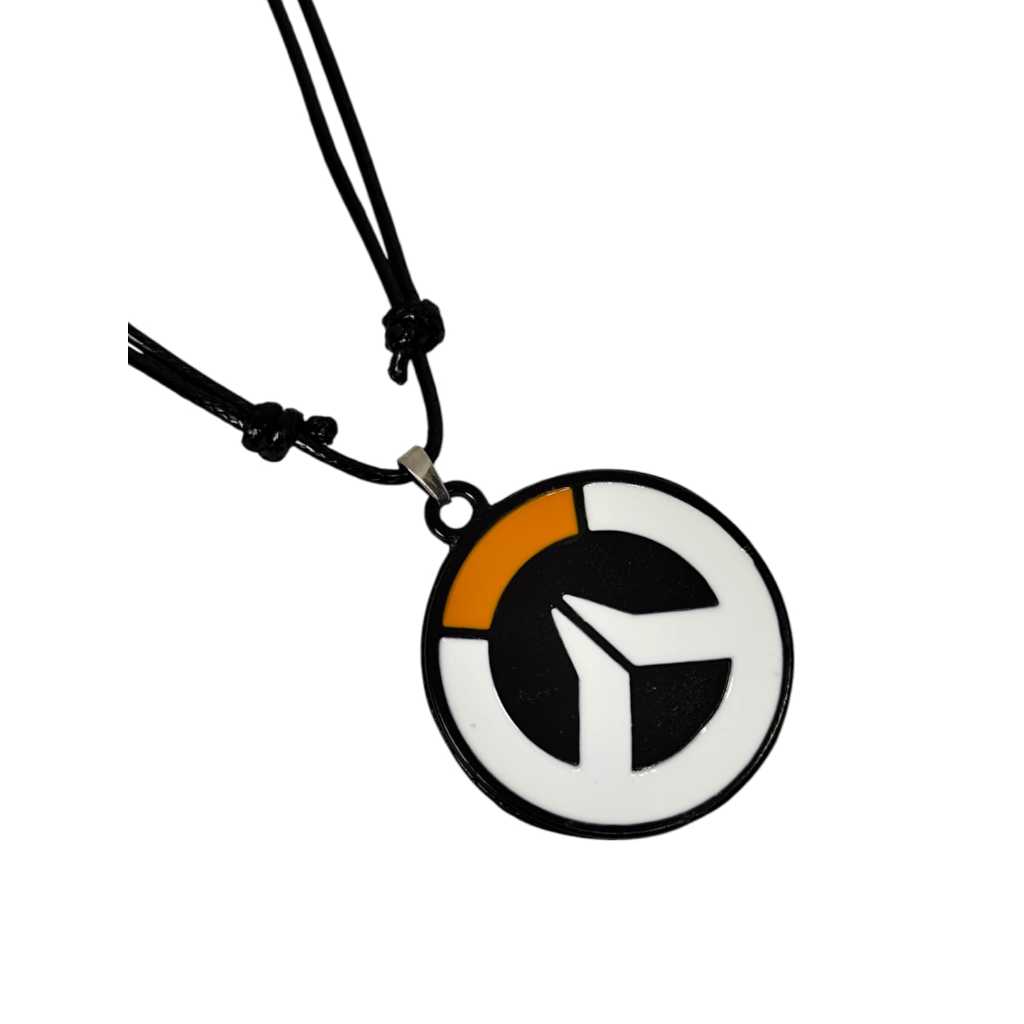 Colar Cordão Ajustável De Metal Do Logo Do Jogo Overwatch Presente