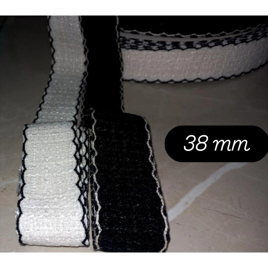 FITA 38 MM SANDING BORDA ESCALOPE 5 METROS em Oferta na Shopee