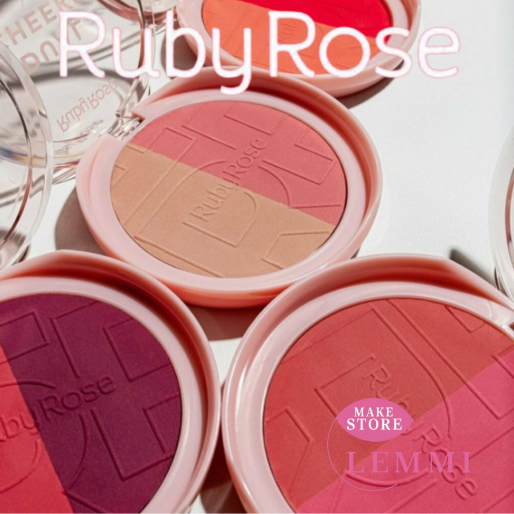 Blush Compacto Duo Dual Cheeks RUBY ROSE