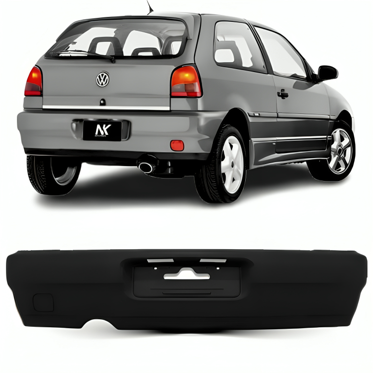 Parachoque Traseiro Gol G2 1995 1996 997 1998 1999 Preto 1ª Linha Novo