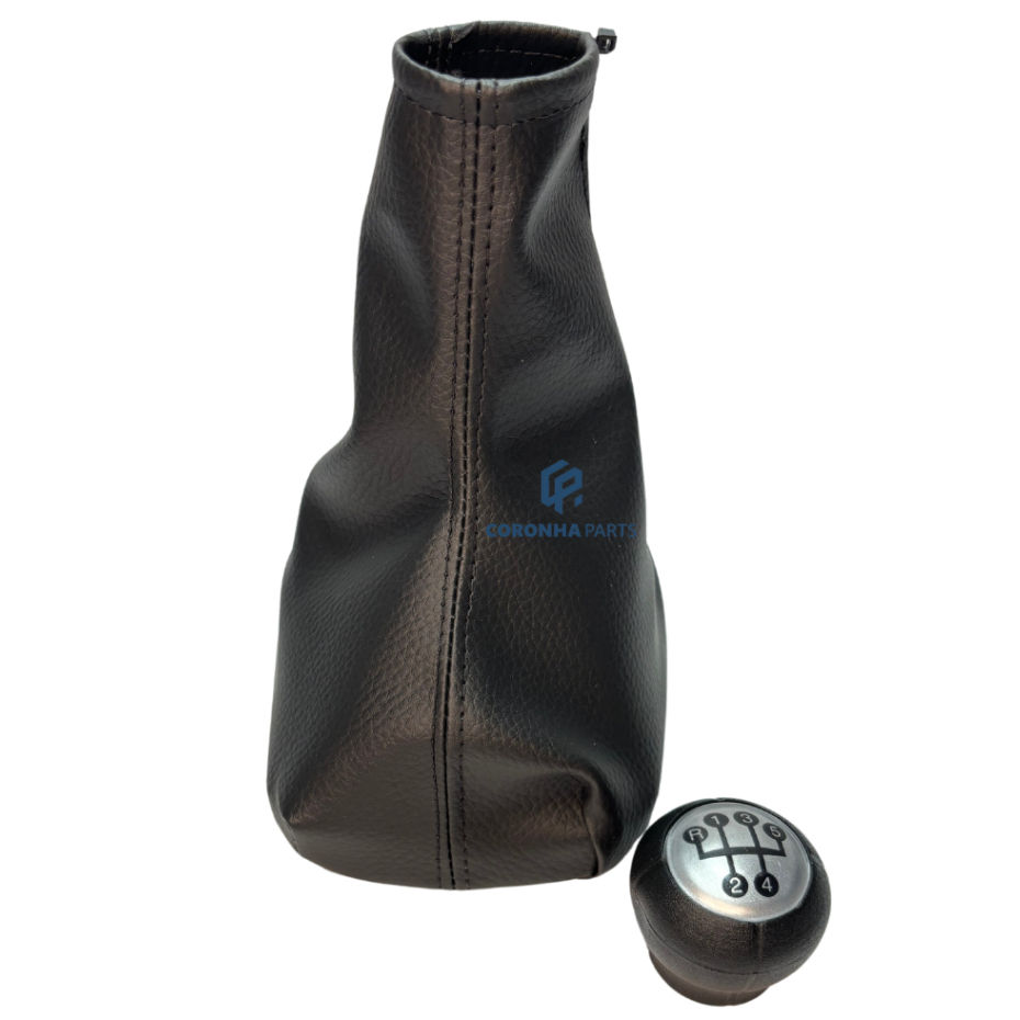 Kit Coifa Alavanca De Câmbio + Manopla Cambio Corsa Celta Vectra Prisma Meriva