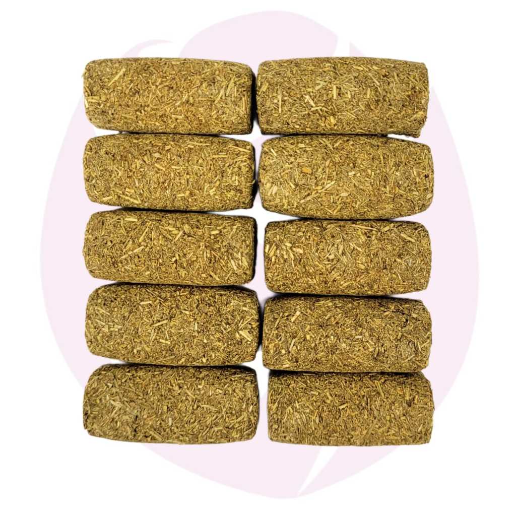Biscoitos De Feno Saborizado Para Roedores (Coelhos, Chinchilas, Porquinho da Índia) 10 Unidades — imagem 2 de 2