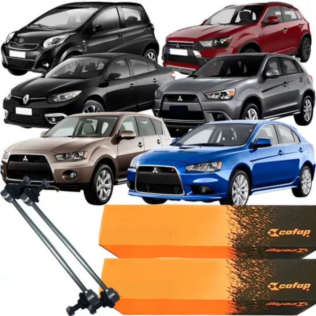 Par Bieleta Dianteira Mitsubichi Asx Lancer Eclipse Cross Fluence em Oferta na Shopee