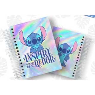 Caderno Personalizado Stitch A5 COM NOME em Oferta na Shopee