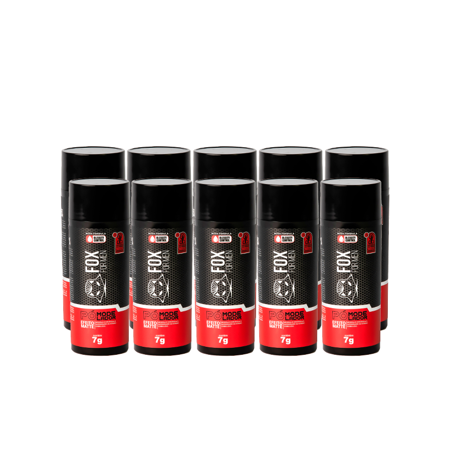 Modelador Em Pó 7g - Fox For Men - 10 Unidades em Oferta na Shopee