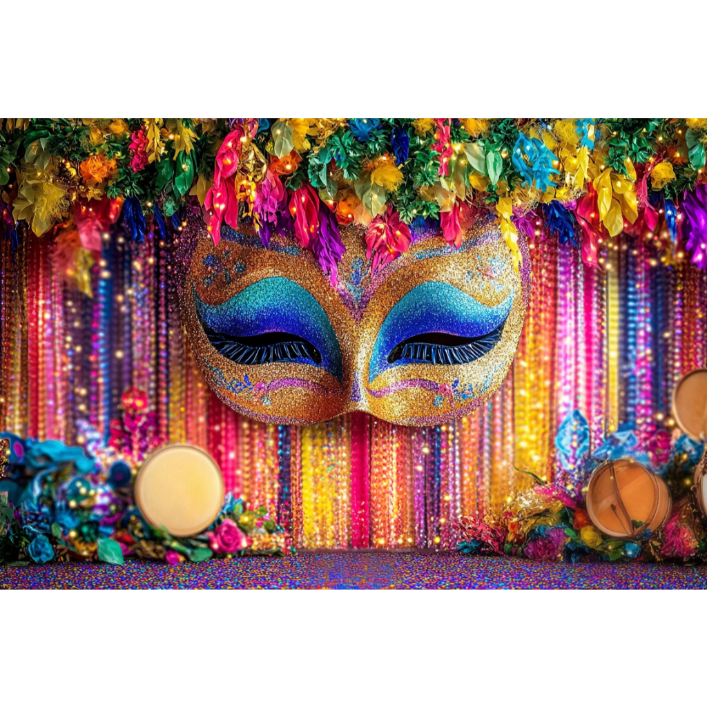Fundo Fotográfico Em Tecido Carnaval 1,50x2,20 em Oferta na Shopee