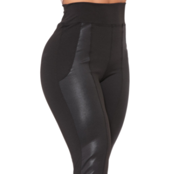 Calça Montaria Feminina Super Grossa Suplex com Detalhe Cirrê Legging Cintura Alta PP ao Plus Size