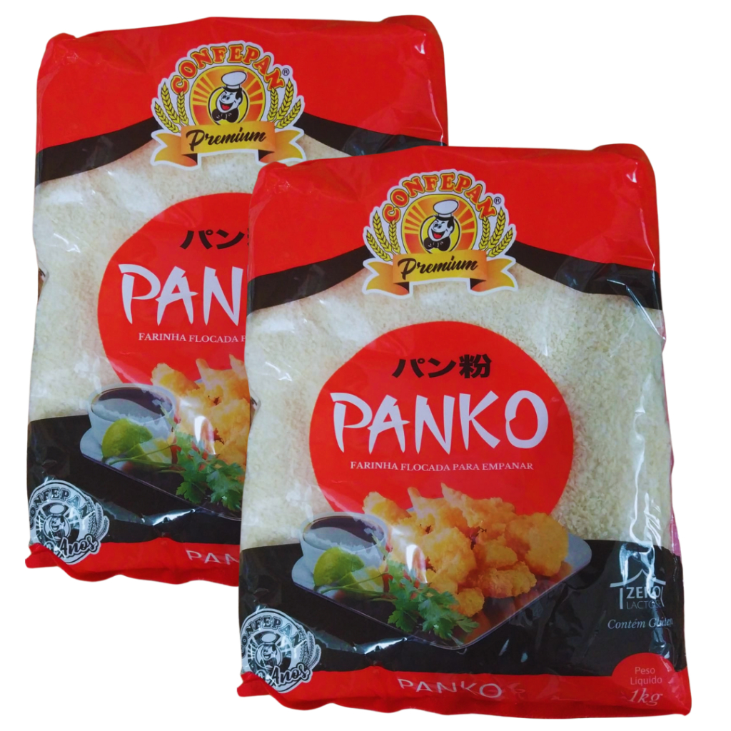 02und farinha  Flocada Para Empanados Panko confepan 1 Kg